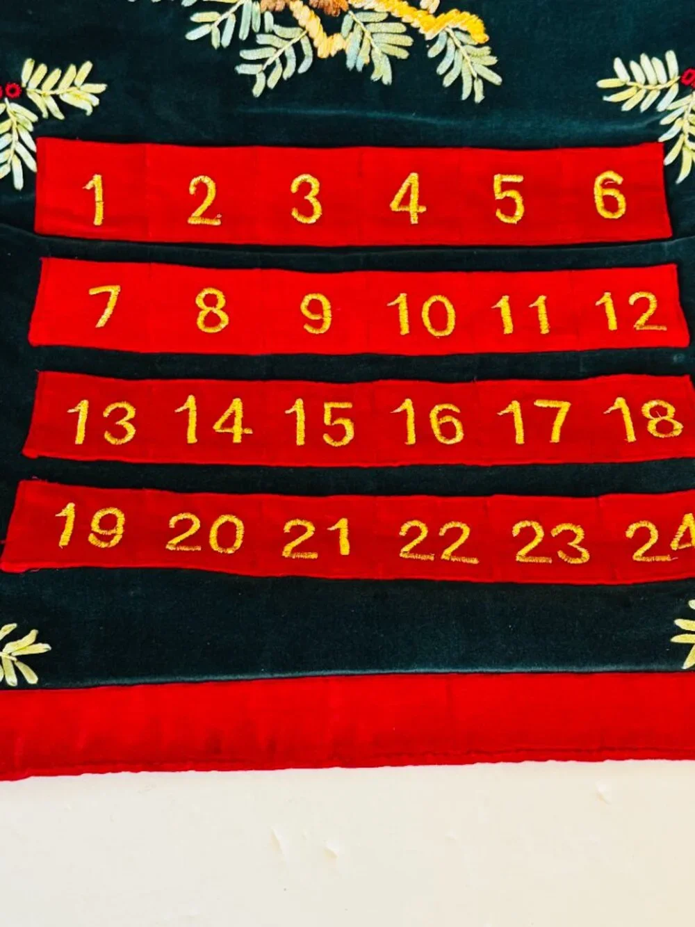 Vtg 2002 Fabric Wall Hanging 21x16